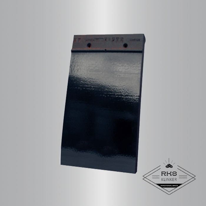 Керамическая черепица Koramic, Plain Tile Smooth, Black Glazed в Краснодаре